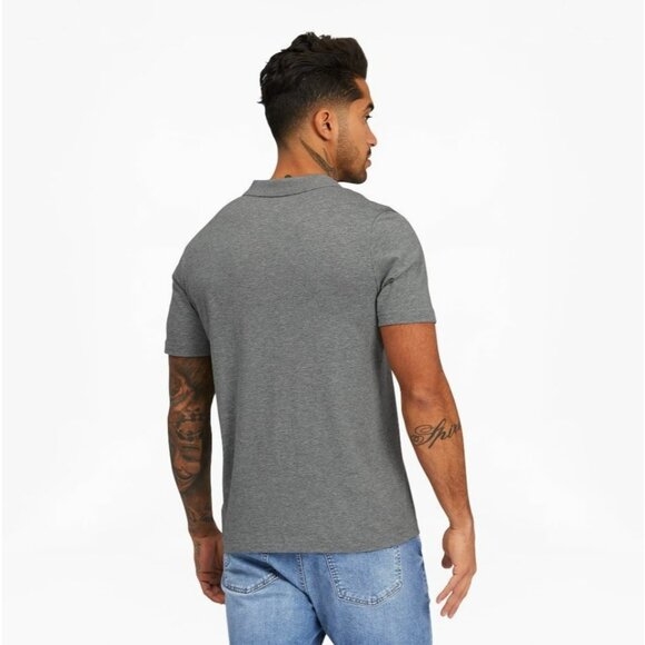 PUMA Golf Road Map Performance Essentials Men's Jersey Polo Shirt Gray - Picture 2 of 5